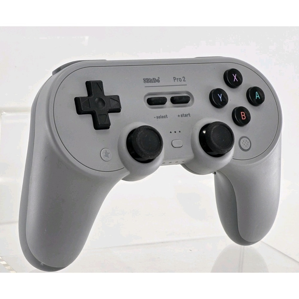 8Bitdo Pro 2 Bluetooth Wireless Controller for Switch, PC, Android, Steam - Gray